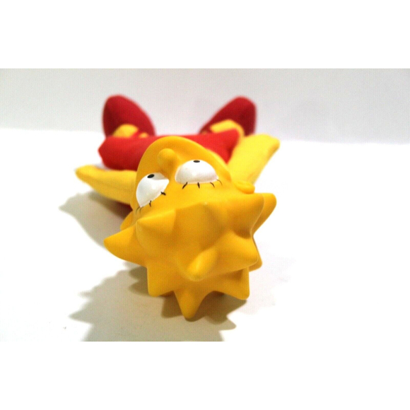 1990 Burger King Lisa Simpson Collectible Doll Meet the Simpsons Toy 8" Plush - Picture 5 of 7